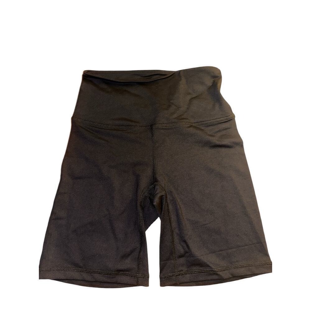 Rawgear Women's Active Stretch High Waist Pull On Biker Shorts Size XS Black NWT